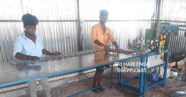 GI wire manual chain-link fencing machine - sri hari engg's gallery