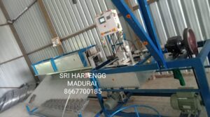 semi automatic chain link fencing machine - sri hari engg