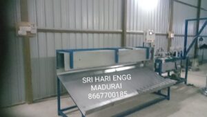 semi automatic chain link fencing machine